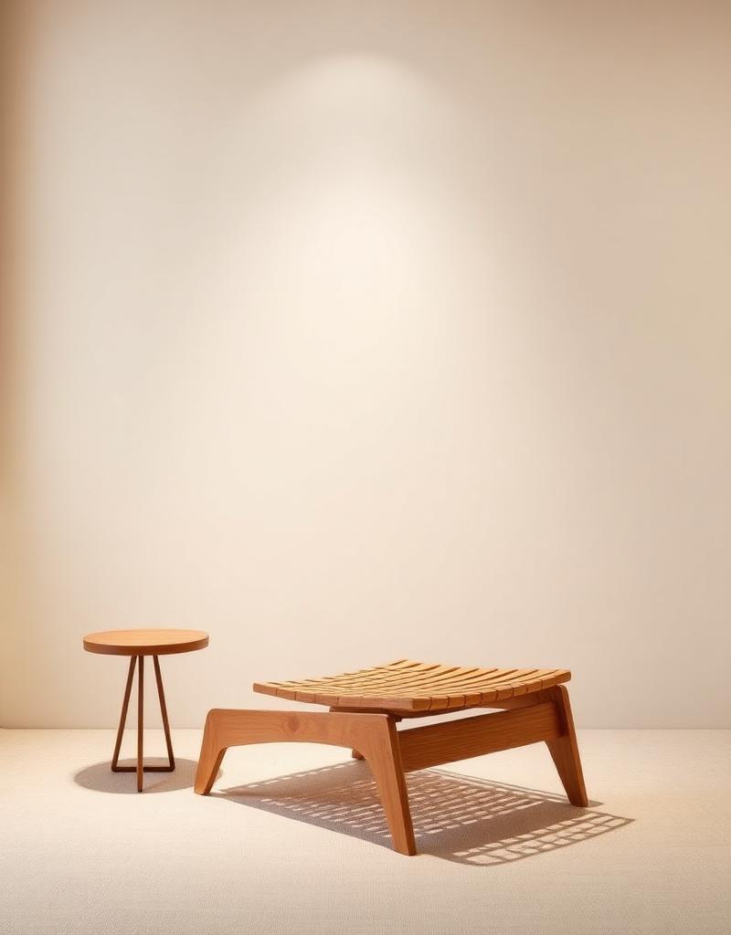 Fauteuil chêne scandinave